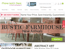 Tablet Screenshot of makeyourdeal.com